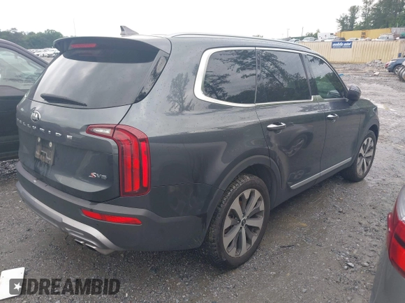 2021 Kia Telluride S with VIN 5XYP64HC8MG127498, listed as a IAAI auction lot 42371890 with 100,748 mi miles and . Bid and sale history available at DreamBid. Image 4.