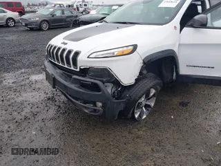 2018 Jeep Cherokee Trailhawk with VIN 1C4PJMBBXJD567022, listed as a IAAI auction lot 41834618 with 41,017 mi miles and . Bid and sale history available at DreamBid. Image 6.