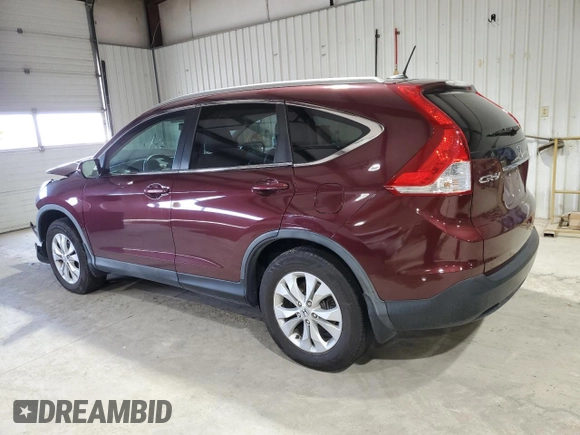 2014 Honda CR-V EX-L with VIN 5J6RM4H78EL027077, listed as a Copart auction lot 52240475 with 67,588 mi miles and Salvage Title. Bid and sale history available at carsss.com. Image 2.