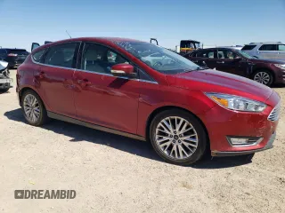 2017 Ford Focus Titanium with VIN 1FADP3N23HL268209, listed as a Copart auction lot 48668865 with 107,339 mi miles and Salvage Title. Bid and sale history available at carsss.com. Image 4.