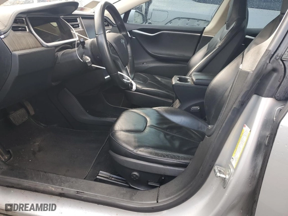 2014 Tesla Model S 60 kWh Battery with VIN 5YJSA1H13EFP28607, listed as a Copart auction lot 48899785 with 0 mi miles and Salvage Title. Bid and sale history available at carsss.com. Image 7.