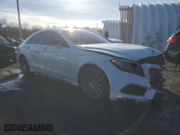2016 Mercedes-Benz CLS 400 with VIN WDDLJ6FB7GA164300, listed as a Copart auction lot 46683995 with 92,490 mi miles and Salvage title. Bid and sale history available at DreamBid. Image 4.