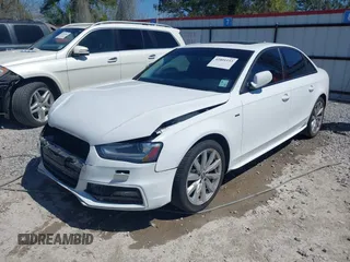 2016 Audi A4 Premium with VIN WAUAFAFLXGA012927, listed as a IAAI auction lot 41801153 with 131,660 mi miles. Bid and sale history available at carsss.com. Image 2.