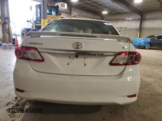 2011 Toyota Corolla L with VIN JTDBU4EE7BJ106290, listed as a Copart auction lot 51660045 with 130,201 mi miles and Salvage Title. Bid and sale history available at carsss.com. Image 6.