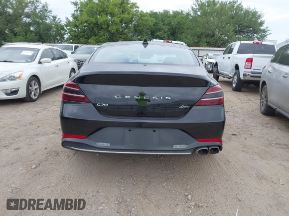2023 Genesis G70 2.0T z VIN KMTG34TA9PU132552, wystawiony jako IAAI lot #42047048 z przebiegiem 39 111 mil mil oraz . Historia ofert i sprzedaży dostępna na DreamBid. Obrazek 16.