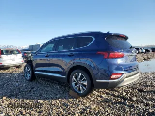2019 Hyundai Santa Fe SEL with VIN 5NMS33AD1KH111274, listed as a Copart auction lot 44446505 with 33,393 mi miles and Salvage Title. Bid and sale history available at carsss.com. Image 2.