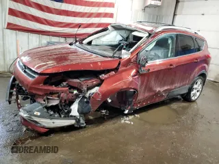 2016 Ford Escape Titanium with VIN 1FMCU9J97GUA24992, listed as a Copart auction lot 43031585 with 80,527 mi miles and Salvage Title. Bid and sale history available at carsss.com. Image 1.