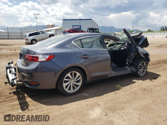 2018 Acura ILX Premium with VIN 19UDE2F78JA008959, listed as a Copart auction lot 61077195 with Not provided miles and Salvage title. Bid and sale history available at DreamBid. Image 3.
