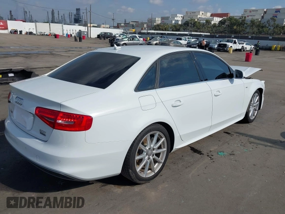 2016 Audi A4 Premium Plus with VIN WAUFFAFL0GN011736, listed as a IAAI auction lot 41446235 with 134,446 mi miles. Bid and sale history available at carsss.com. Image 4.