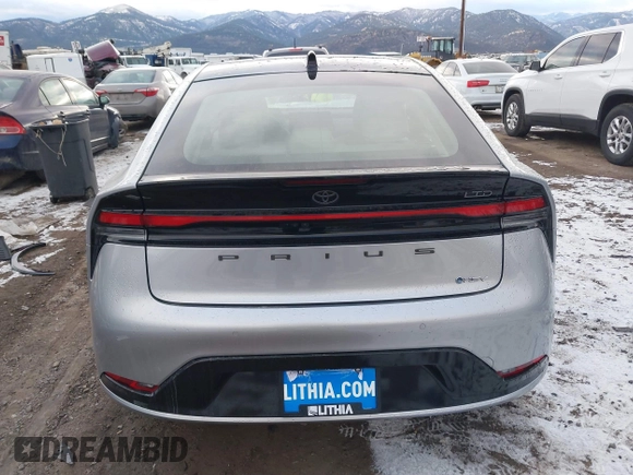 2024 Toyota Prius LE with VIN JTDADABU7R3020465, listed as a IAAI auction lot 41040774 with 9,278 mi miles. Bid and sale history available at carsss.com. Image 17.