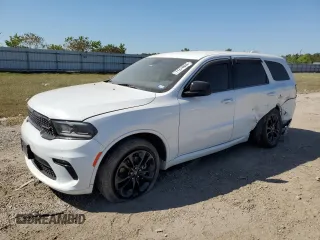 2021 Dodge Durango SXT Plus with VIN 1C4RDHAG3MC519067, listed as a Copart auction lot 77274694 with 101,103 mi miles and Salvage Title. Bid and sale history available at DreamBid. Image 1.