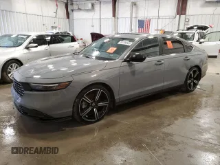 2023 Honda Accord Sport с VIN 1HGCY2F51PA006867, выставлен на аукционе Copart как лот 55299045 с пробегом 28 068 миль миль и Списание • Salvage title. История ставок и продаж доступна на DreamBid. Изображение 1.