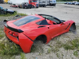 2016 Chevrolet Corvette 1LT with VIN 1G1YB2D74G5109129, listed as a Copart auction lot 59840144 with Not Provided miles and Non Repairable. Bid and sale history available at carsss.com. Image 3.