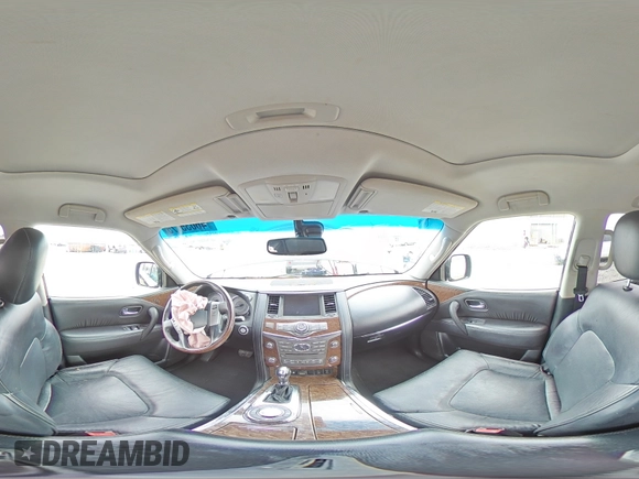 2015 Infiniti QX80 with VIN JN8AZ2NF3F9574006, listed as a Copart auction lot 46035175 with 184,830 mi miles and Salvage Title. Bid and sale history available at carsss.com. Image 15.