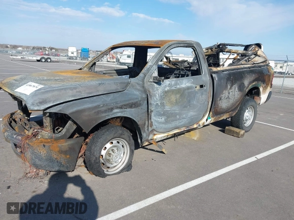 2013 Ram 2500 Tradesman with VIN 3C6LR5AT5DG563627, listed as a IAAI auction lot 41867874 with 1 mi miles. Bid and sale history available at carsss.com. Image 2.