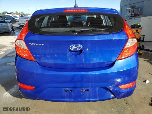 2014 Hyundai Accent GS with VIN KMHCT5AE8EU175586, listed as a Copart auction lot 87163834 with 88,190 mi miles and Non Repairable. Bid and sale history available at carsss.com. Image 6.