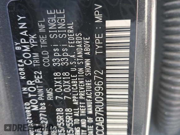2024 Hyundai Kona SEL with VIN KM8HCCAB7RU099672, listed as a Copart auction lot 48961755 with 16,270 mi miles and Salvage Title. Bid and sale history available at carsss.com. Image 14.