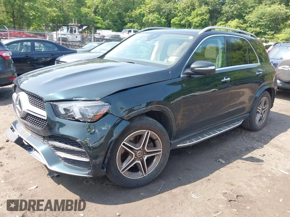 2020 Mercedes-Benz GLE 350 with VIN 4JGFB4KB1LA187706, listed as a IAAI auction lot 42434484 with 22,192 mi miles and . Bid and sale history available at DreamBid. Image 2.