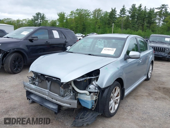2013 Subaru Legacy Limited with VIN 4S3BMBK6XD3030153, listed as a IAAI auction lot 42280145 with 76,249 mi miles and . Bid and sale history available at DreamBid. Image 2.