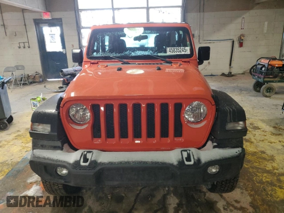2018 Jeep Wrangler Sport S with VIN 1C4GJXAG6JW179854, listed as a Copart auction lot 47454665 with 53,011 mi miles and Clean Title. Bid and sale history available at DreamBid. Image 5.
