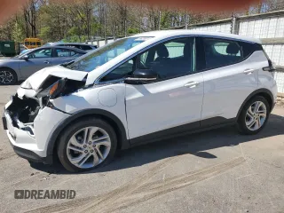 2023 Chevrolet Bolt EV 1LT with VIN 1G1FW6S07P4195101, listed as a Copart auction lot 52256355 with 45,364 mi miles and Clean Title. Bid and sale history available at carsss.com. Image 1.