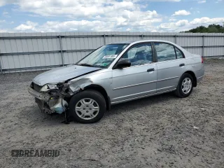 2001 Honda Civic LX z VIN 2HGES165X1H539636, wystawiony jako Copart lot #58091385 z przebiegiem 49 190 mil mil oraz Szkoda całkowita • Salvage title. Historia ofert i sprzedaży dostępna na DreamBid. Obrazek 1.