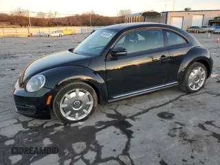 2012 Volkswagen Beetle 2.5L PZEV with VIN 3VWJP7ATXCM636926, listed as a Copart auction lot 46349605 with 75,942 mi miles and Salvage Title. Bid and sale history available at carsss.com. Image 1.