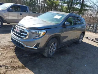 2020 GMC Terrain SLT with VIN 3GKALVEV0LL256695, listed as a IAAI auction lot 41847385 with 96,515 mi miles. Bid and sale history available at carsss.com. Image 2.