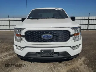 2022 Ford F-150 XL with VIN 1FTEX1EP3NKF25594, listed as a Copart auction lot 72258814 with 61,186 mi miles and Salvage title. Bid and sale history available at DreamBid. Image 5.