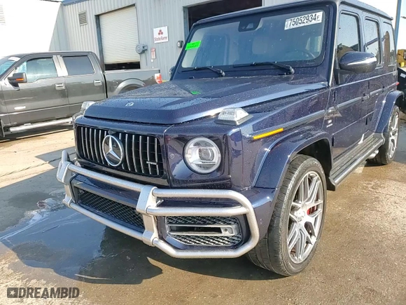 2021 Mercedes-Benz G-Class AMG G 63 with VIN W1NYC7HJ7MX417220, listed as a Copart auction lot 75052934 with 48,478 mi miles and Non Repairable. Bid and sale history available at carsss.com. Image 15.