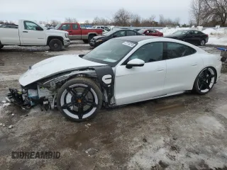 2024 Porsche Taycan 4S with VIN WP0AB2Y1XRSA35351, listed as a Copart auction lot 47118215 with Not provided miles and Salvage title. Bid and sale history available at DreamBid. Image 1.