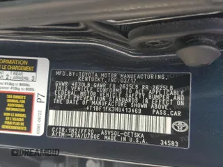 2017 Toyota Camry XLE with VIN 4T1BF1FK3HU413469, listed as a Copart auction lot 48972575 with 79,878 mi miles and Salvage Title. Bid and sale history available at DreamBid. Image 12.