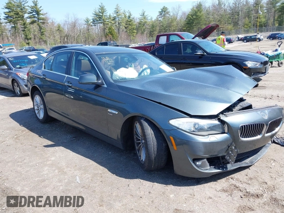 2011 BMW 5 Series 535i xDrive with VIN WBAFU7C56BC771267, listed as a IAAI auction lot 42006086 with 123,249 mi miles. Bid and sale history available at carsss.com. Image 1.