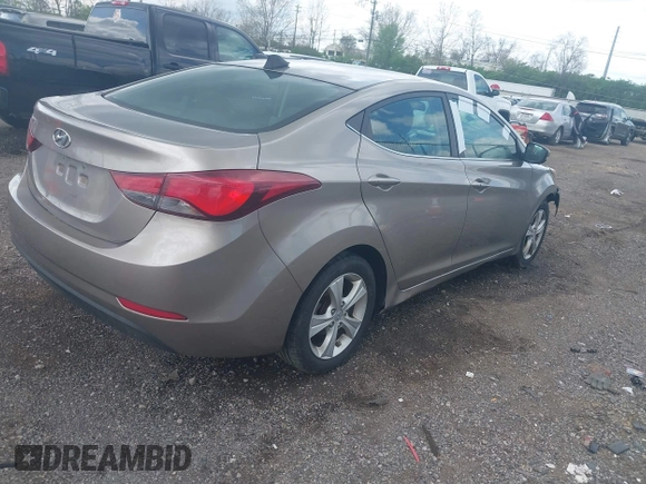 2016 Hyundai Elantra SE with VIN 5NPDH4AEXGH679459, listed as a IAAI auction lot 42088156 with 132,998 mi miles and . Bid and sale history available at DreamBid. Image 4.