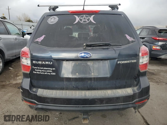 2014 Subaru Forester 2.5i Premium with VIN JF2SJACC4EG438571, listed as a Copart auction lot 45237625 with 196,142 mi miles and Salvage Title. Bid and sale history available at carsss.com. Image 6.