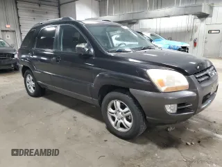 2005 Kia Sportage LX with VIN KNDJF723557033271, listed as a Copart auction lot 84699134 with 182,798 mi miles and Non Repairable. Bid and sale history available at carsss.com. Image 4.