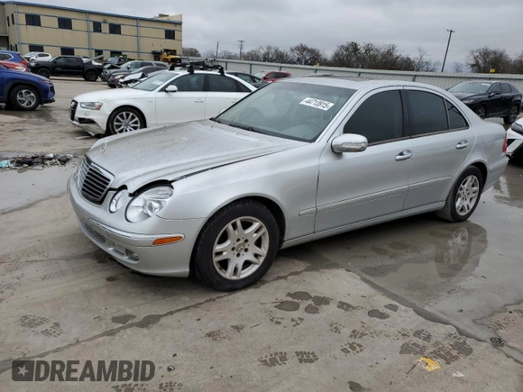 2005 Mercedes-Benz E-Class 3.2L CDI with VIN WDBUF26J05A686665, listed as a Copart auction lot 44713915 with 0 mi miles and Clean Title. Bid and sale history available at carsss.com. Image 1.