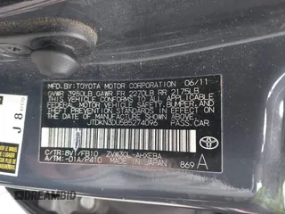 2011 Toyota Prius I z VIN JTDKN3DU5B5274096, wystawiony jako IAAI lot #42508368 z przebiegiem 228 077 mil mil oraz . Historia ofert i sprzedaży dostępna na DreamBid. Obrazek 9.