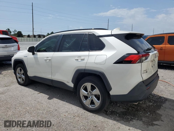 2021 Toyota RAV4 Hybrid LE with VIN JTMB6RFV9MD040106, listed as a Copart auction lot 63409025 with 37,307 mi miles and Non repairable. Bid and sale history available at DreamBid. Image 2.