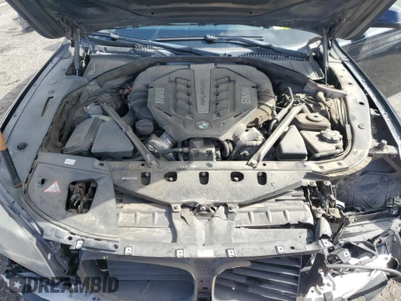 2012 BMW 7 Series 750i with VIN WBAKA8C57CDS99976, listed as a Copart auction lot 45202715 with 152,169 mi miles and Salvage title. Bid and sale history available at DreamBid. Image 11.