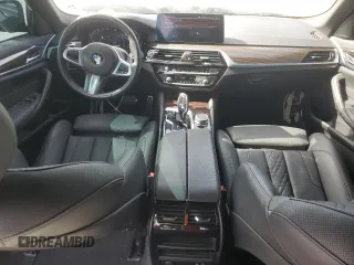 2021 BMW 5 Series 530i with VIN WBA53BH01MCF81039, listed as a Copart auction lot 59368965 with 49,760 mi miles and Salvage title. Bid and sale history available at DreamBid. Image 8.