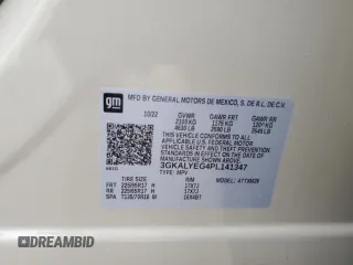 2023 GMC Terrain AT4 с VIN 3GKALYEG4PL141347, выставлен на аукционе Copart как лот 47240855 с пробегом 44 224 миль миль и Списание • Salvage title. История ставок и продаж доступна на DreamBid. Изображение 13.