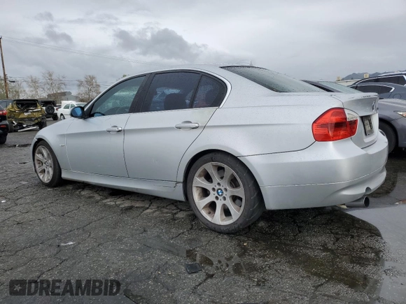 2007 BMW 3 Series 335i with VIN WBAVB73527KY60722, listed as a Copart auction lot 48382075 with 164,453 mi miles and Salvage Title. Bid and sale history available at carsss.com. Image 2.