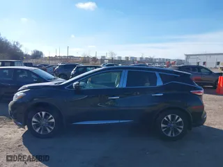 2015 Nissan Murano S with VIN 5N1AZ2MH7FN230762, listed as a IAAI auction lot 41011815 with 98,331 mi miles. Bid and sale history available at carsss.com. Image 13.