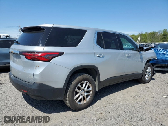 2022 Chevrolet Traverse LS with VIN 1GNERFKW0NJ120518, listed as a Copart auction lot 54792685 with 68,776 mi miles and Clean Title. Bid and sale history available at carsss.com. Image 3.