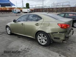 2008 Lexus IS with VIN JTHBK262382064684, listed as a Copart auction lot 54203465 with Not Provided miles and Salvage Title. Bid and sale history available at carsss.com. Image 2.