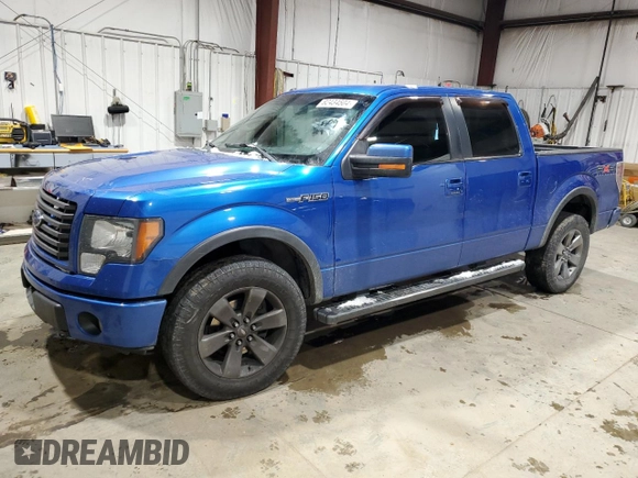 2011 Ford F-150 XL with VIN 1FTFW1EF2BFA22545, listed as a Copart auction lot 82434504 with 153,284 mi miles and Salvage title. Bid and sale history available at DreamBid. Image 1.
