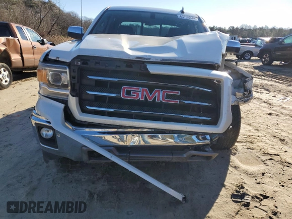 2015 GMC Sierra 1500 SLT with VIN 3GTU2VEJ3FG124648, listed as a Copart auction lot 85793574 with Not Provided miles and Salvage Title. Bid and sale history available at DreamBid. Image 5.