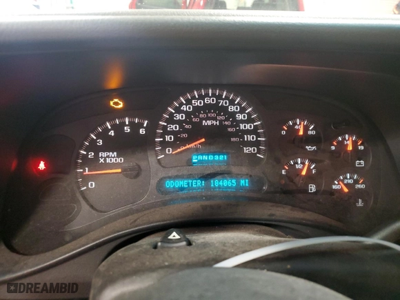 2003 Chevrolet Avalanche with VIN 3GNEK13T43G202892, listed as a Copart auction lot 47370115 with 184,065 mi miles and Non Repairable. Bid and sale history available at carsss.com. Image 9.