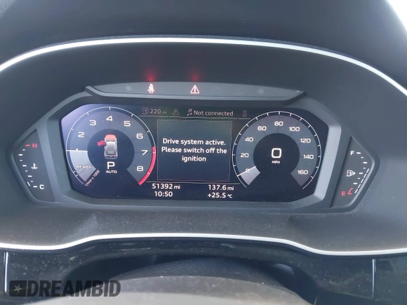 2019 Audi Q3 Premium Plus with VIN WA1BECF31K1070286, listed as a IAAI auction lot 42688823 with 51,392 mi miles and . Bid and sale history available at DreamBid. Image 7.